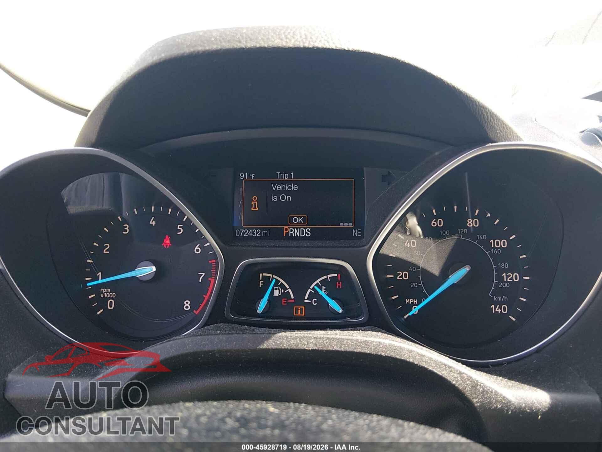 FORD ESCAPE 2018 - 1FMCU0F74JUD31028