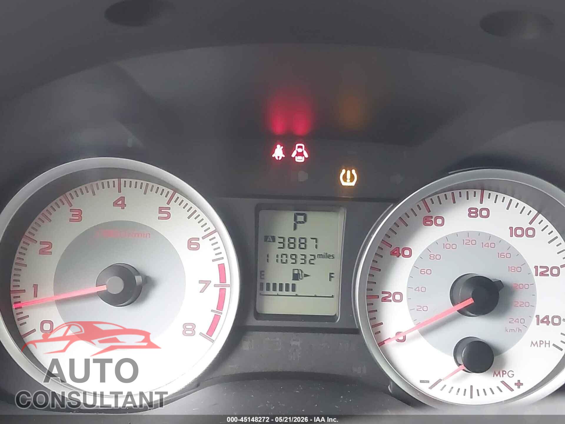 SUBARU IMPREZA 2014 - JF1GPAA65E8296067