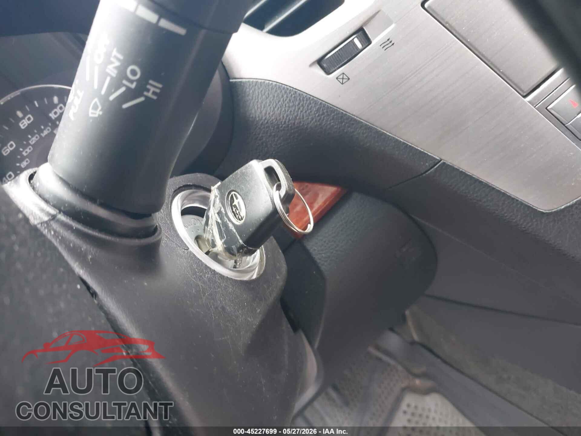SUBARU OUTBACK 2012 - 4S4BRBKC9C3264690