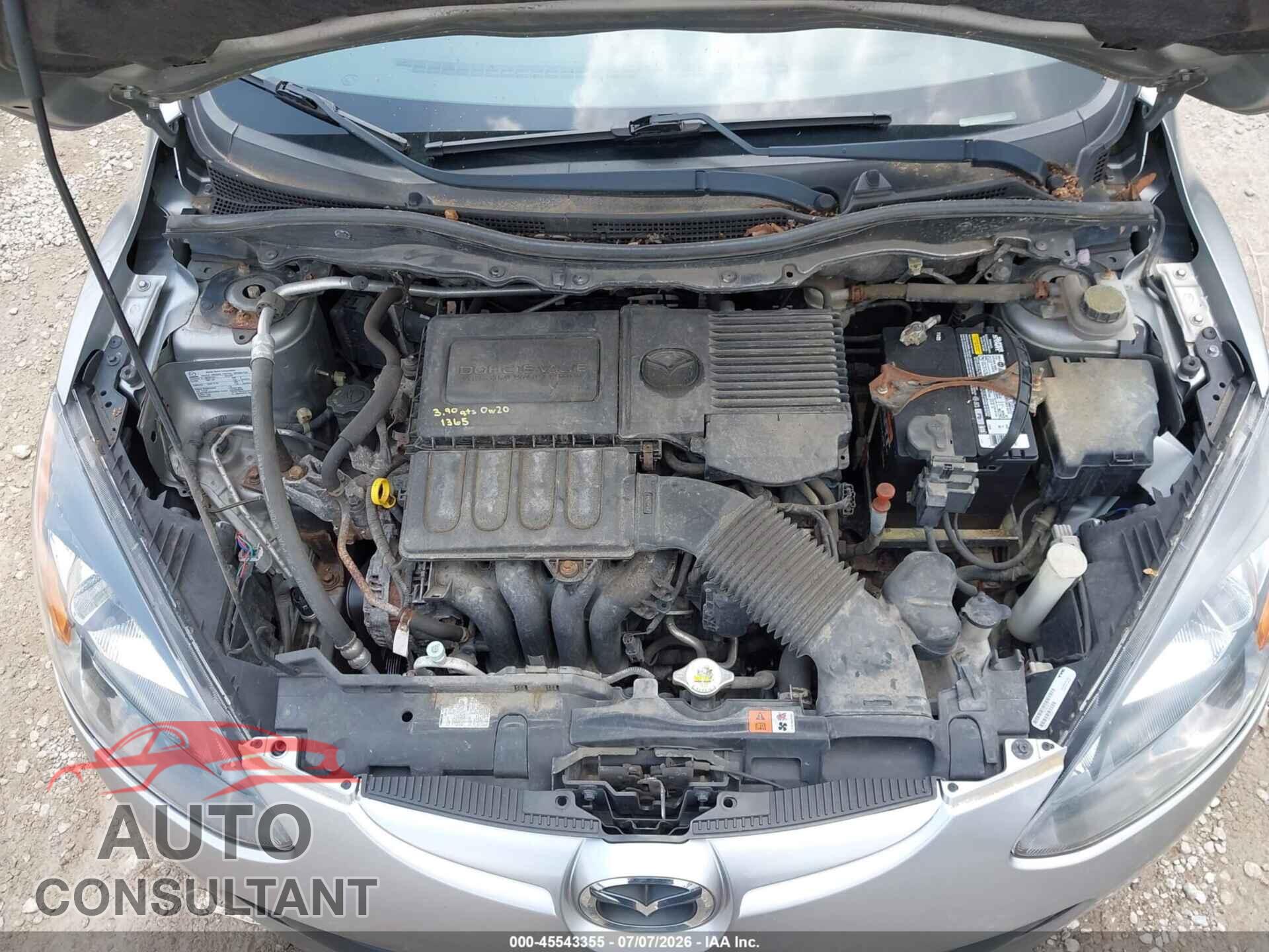 MAZDA MAZDA2 2012 - JM1DE1LZ7C0141932