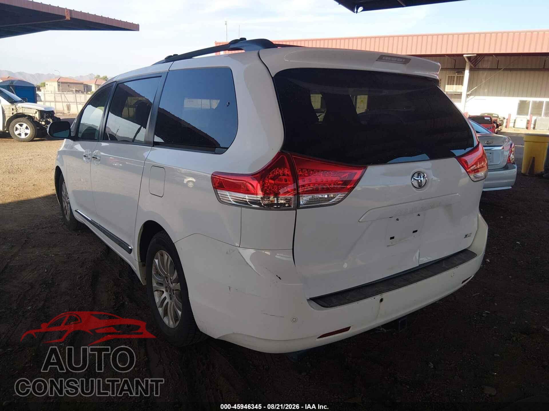 TOYOTA SIENNA 2012 - 5TDYK3DC4CS254993