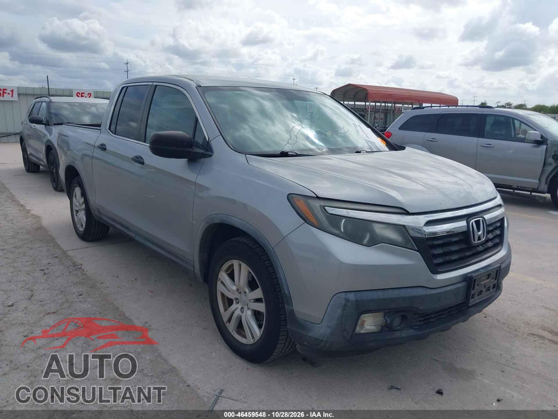 HONDA RIDGELINE 2017 - 5FPYK2F20HB011800