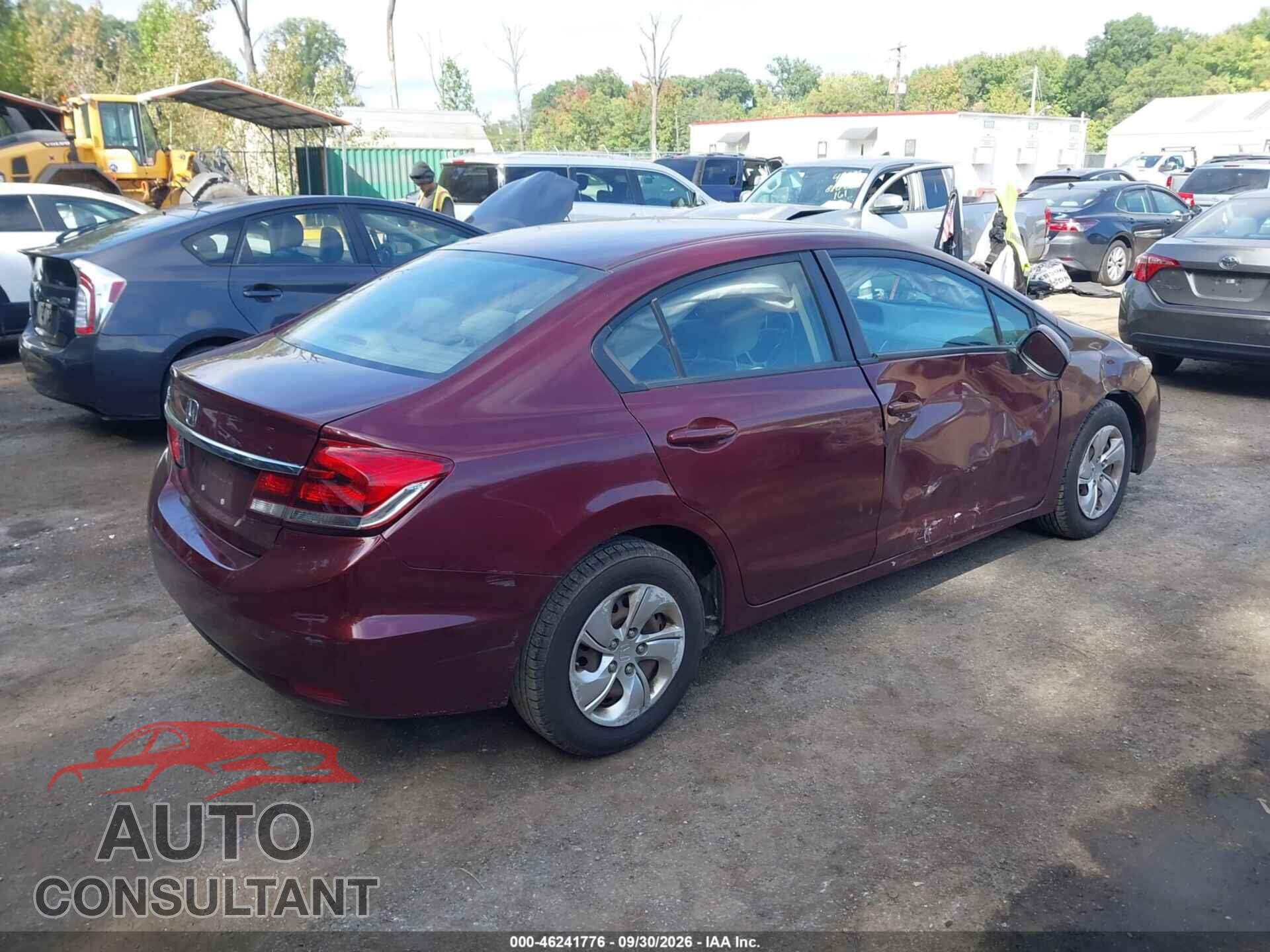 HONDA CIVIC 2013 - 2HGFB2F56DH525795