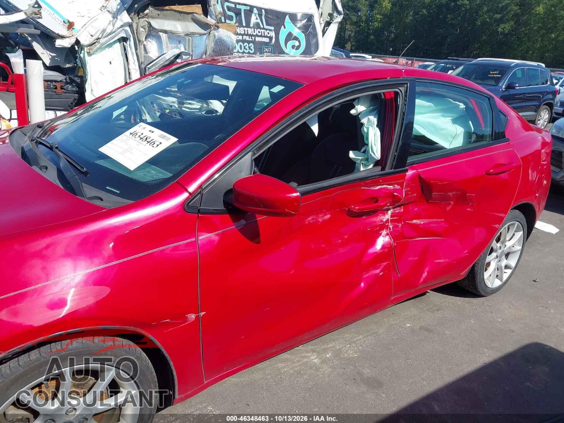 DODGE DART 2013 - 1C3CDFBH4DD699238