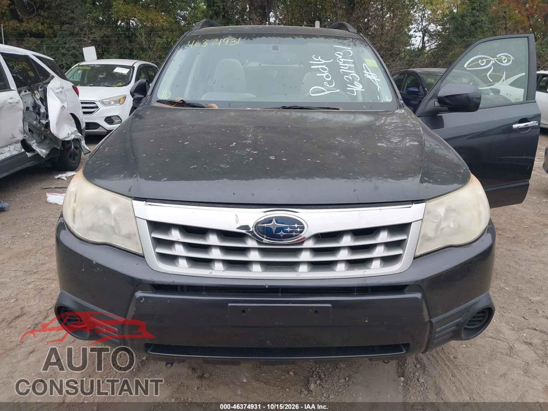 SUBARU FORESTER 2012 - JF2SHBDC8CH423613