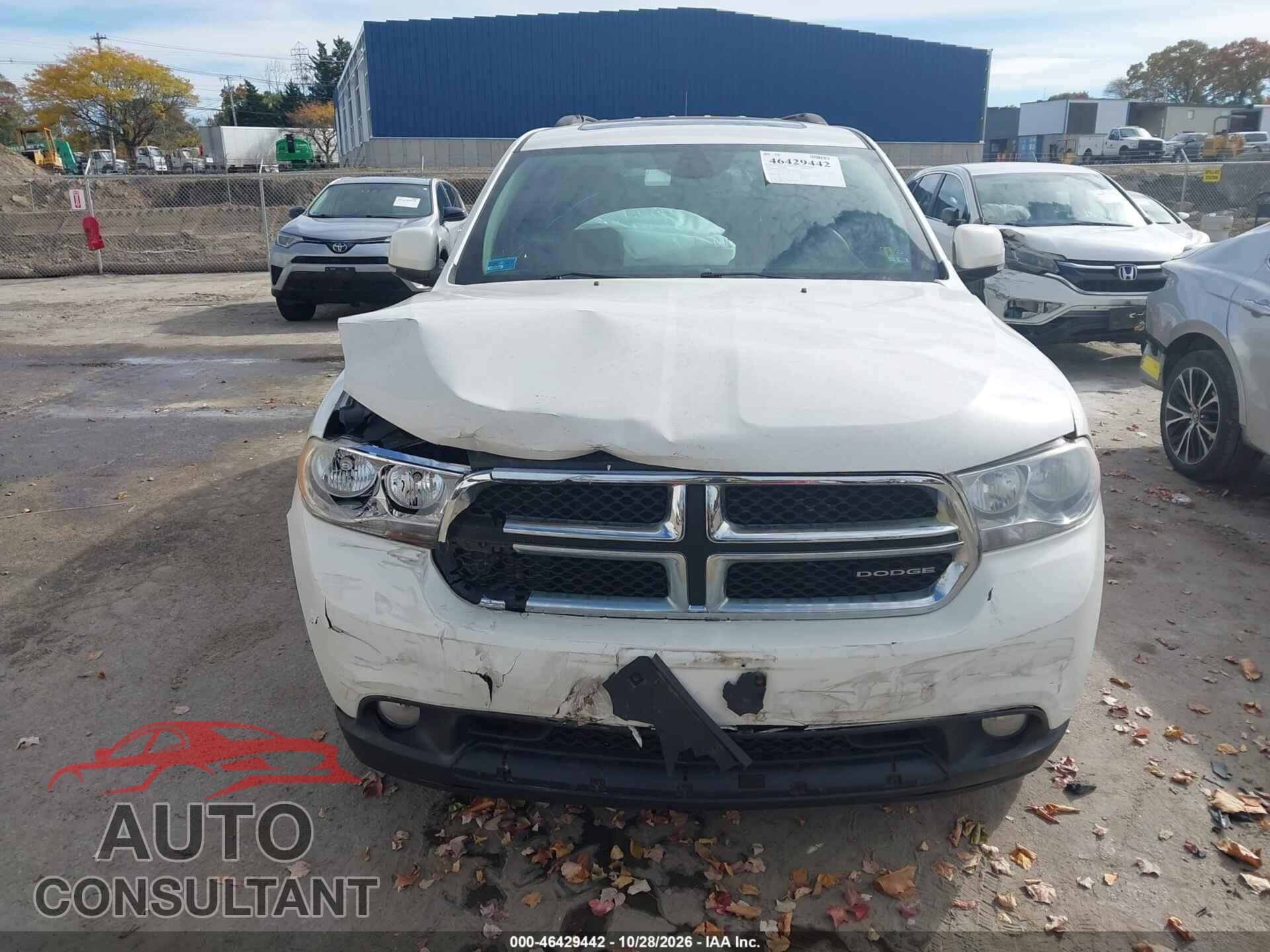 DODGE DURANGO 2012 - 1C4RDJDG0CC121204