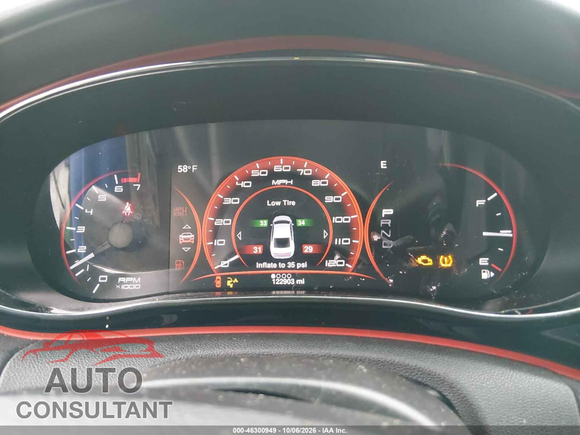 DODGE DART 2015 - 1C3CDFEB8FD362680