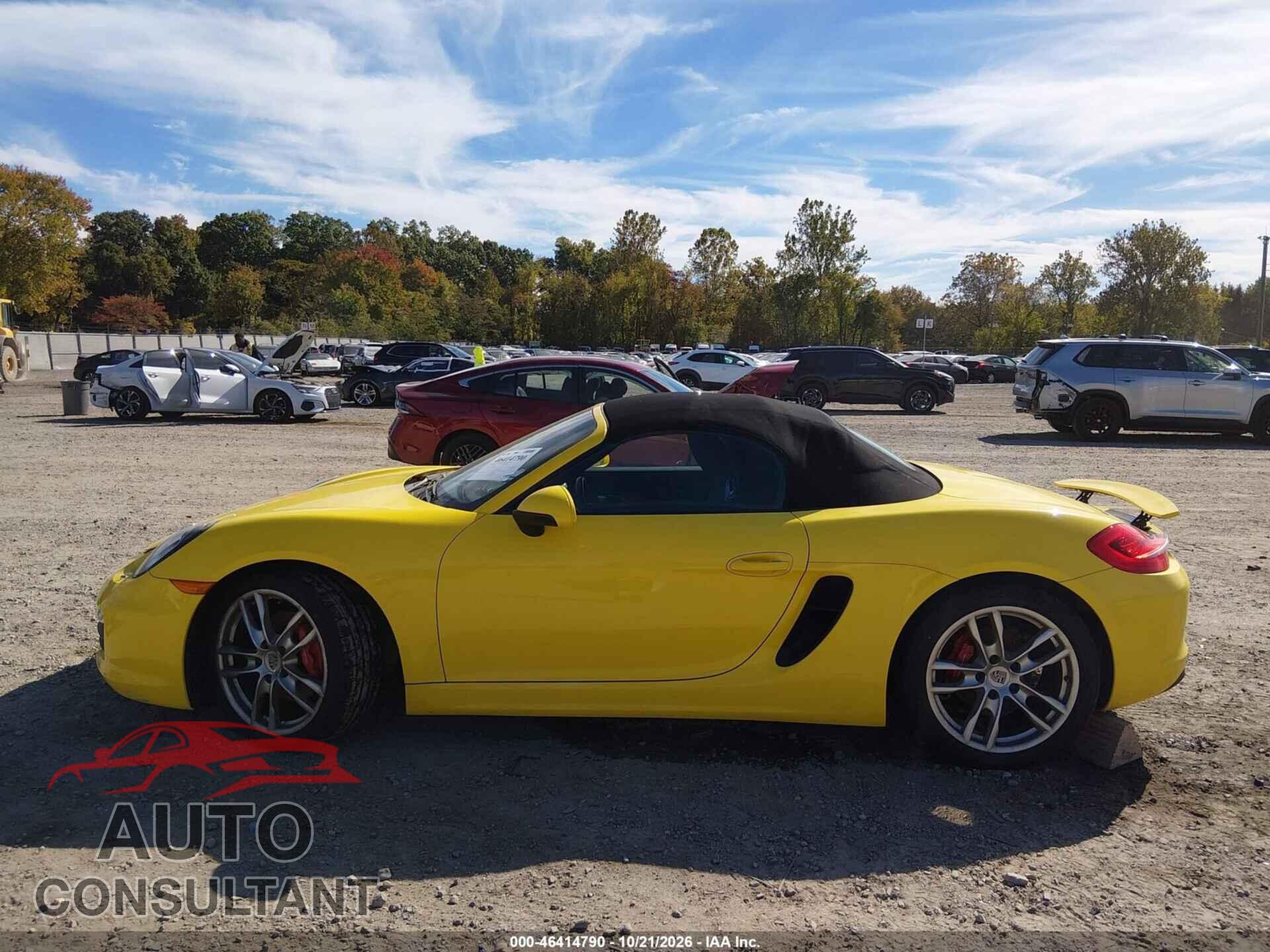PORSCHE BOXSTER 2013 - WP0CB2A85DS130647