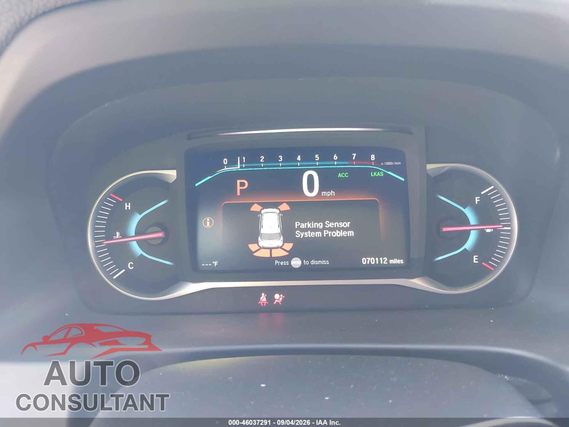 HONDA PILOT 2020 - 5FNYF6H95LB028745