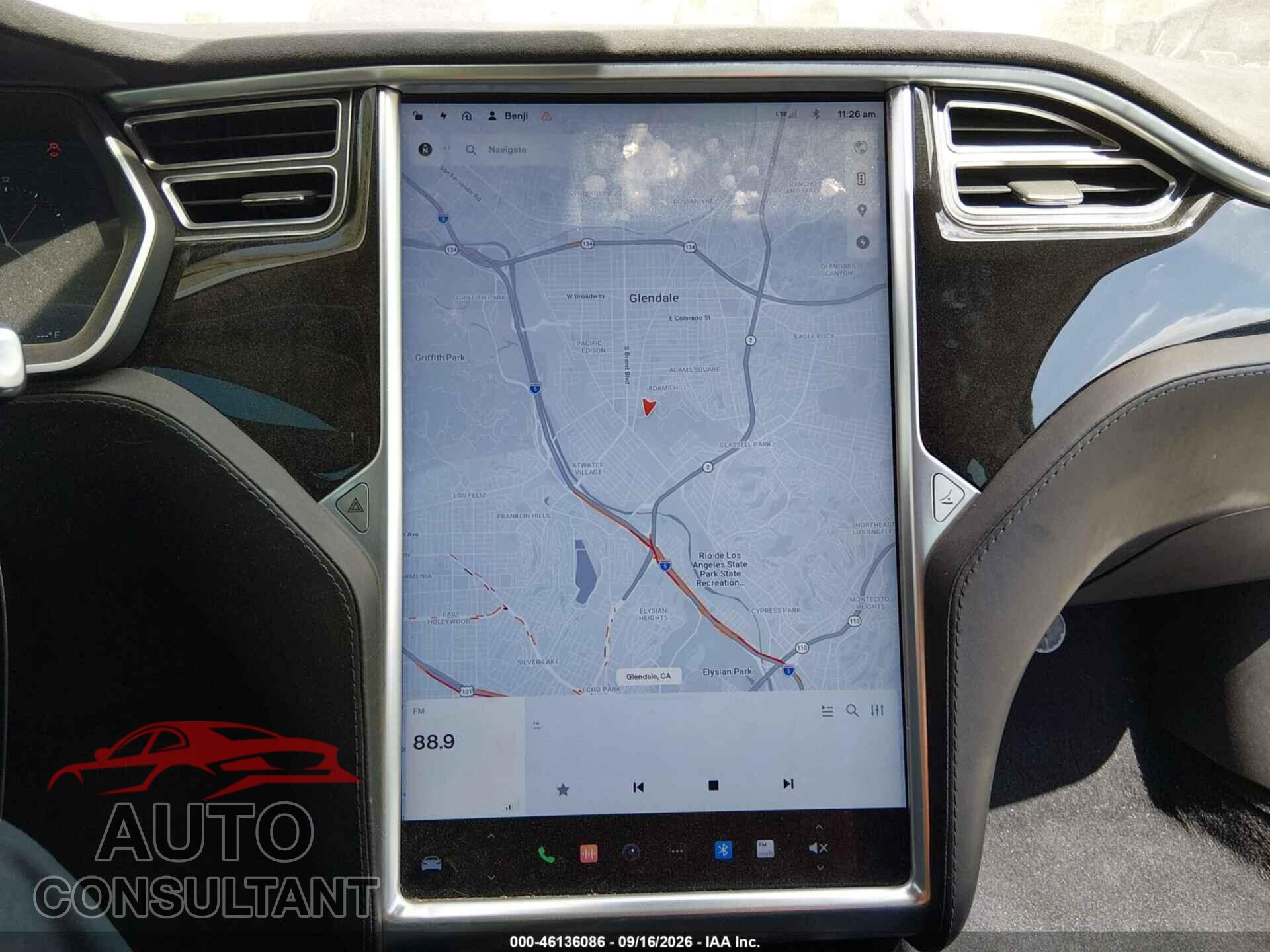 TESLA MODEL S 2015 - 5YJSA1S24FF093867