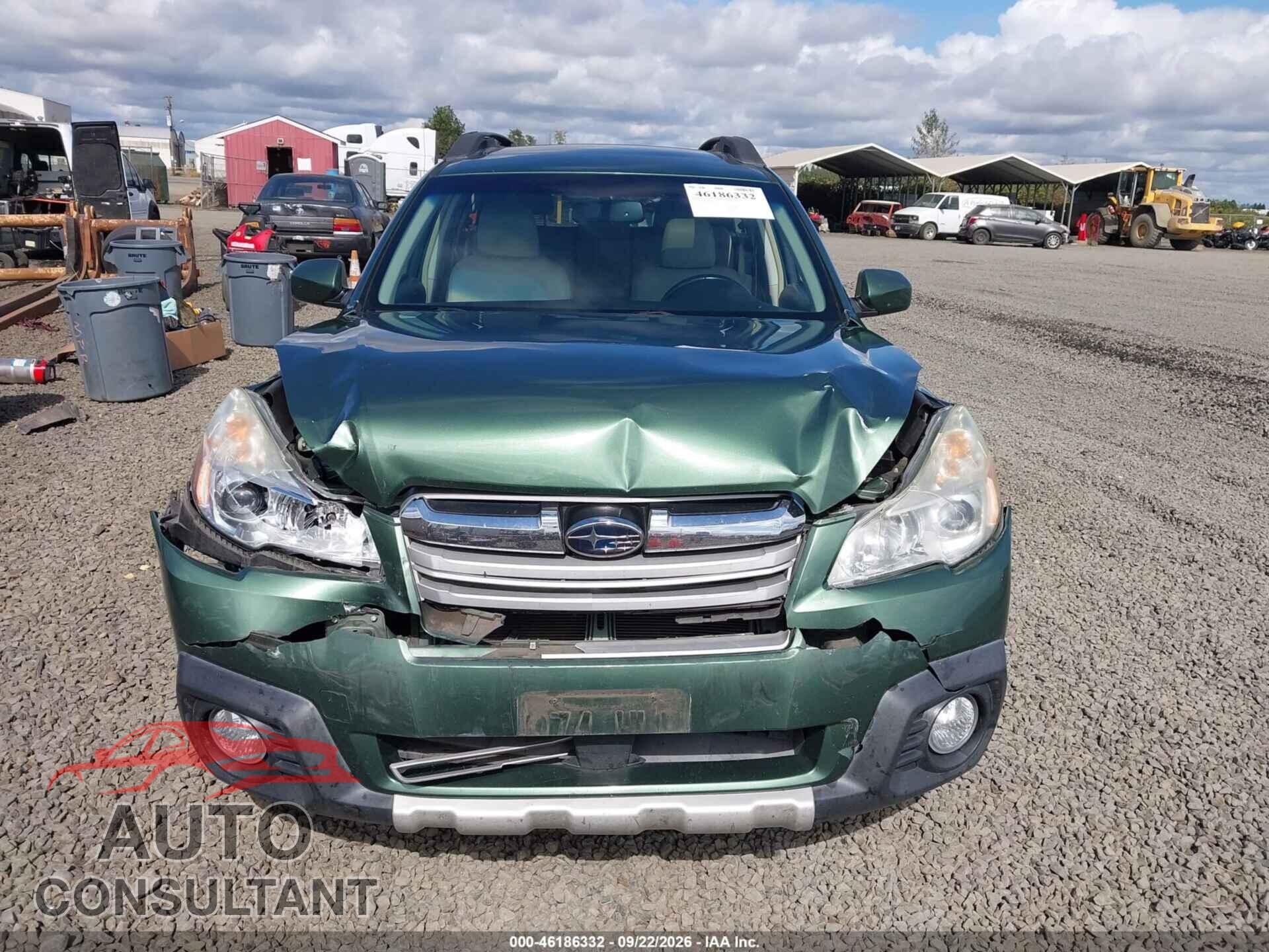 SUBARU OUTBACK 2014 - 4S4BRBLC4E3258717