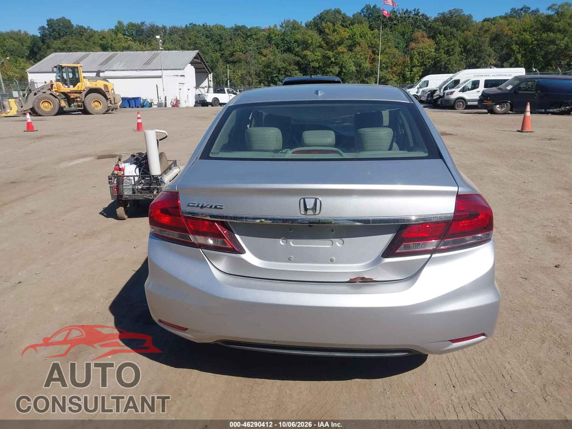 HONDA CIVIC 2013 - 19XFB2F96DE017906