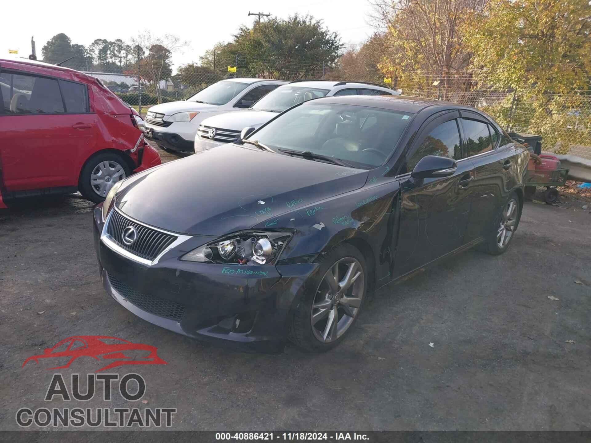 LEXUS IS 250 2010 - JTHBF5C24A5108982