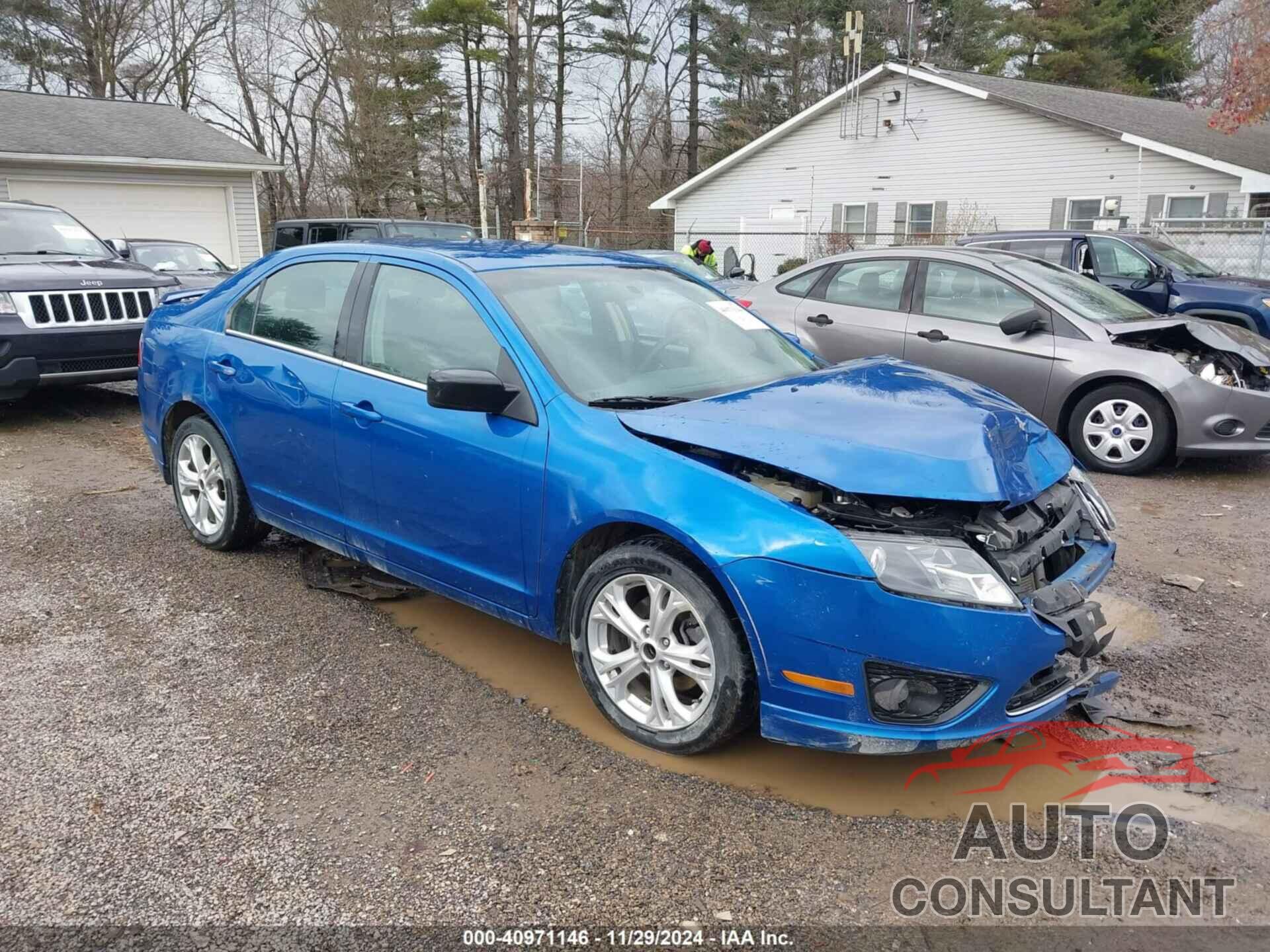 FORD FUSION 2012 - 3FAHP0HA7CR372991