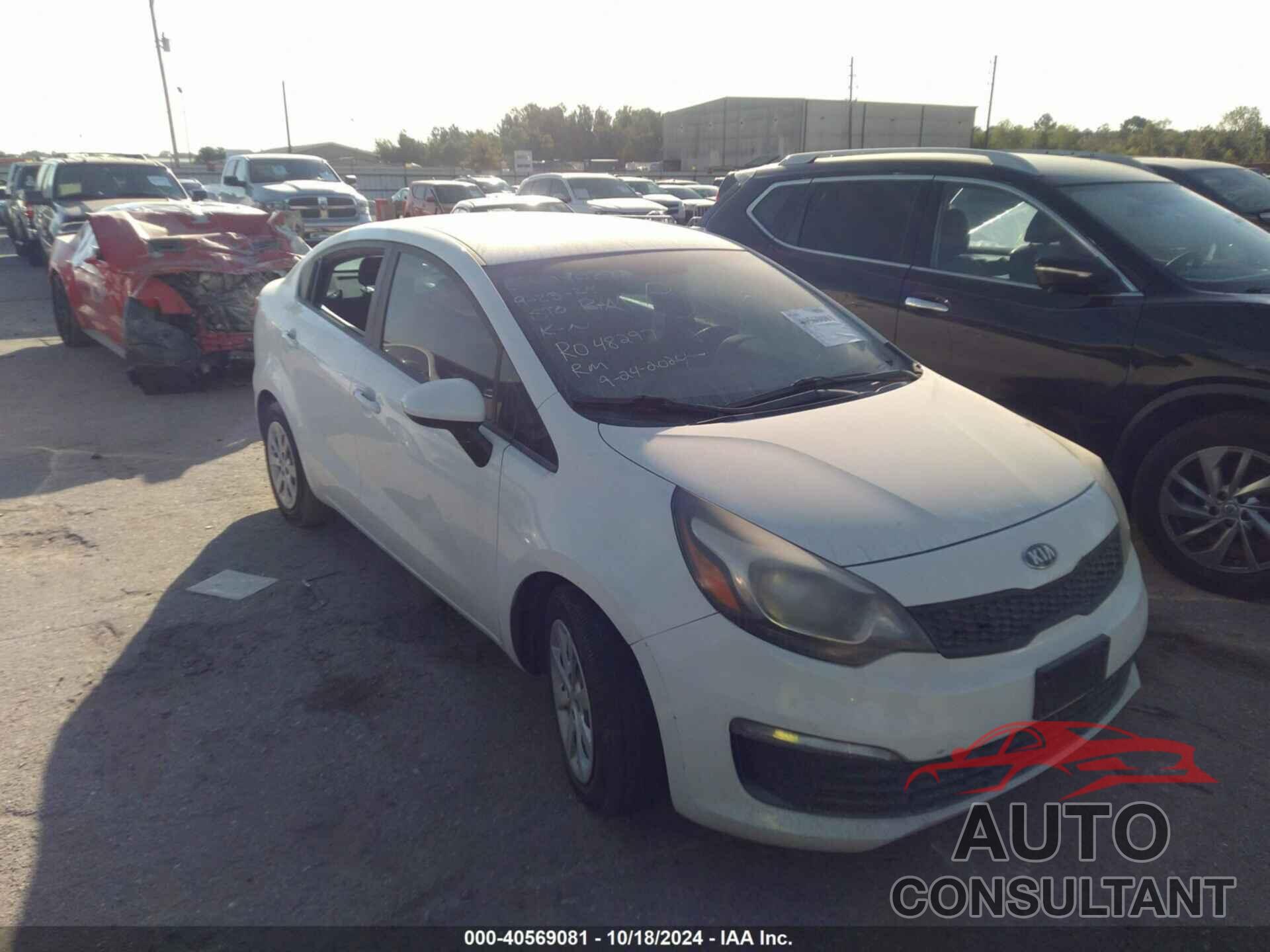 KIA RIO 2016 - KNADM4A39G6666672