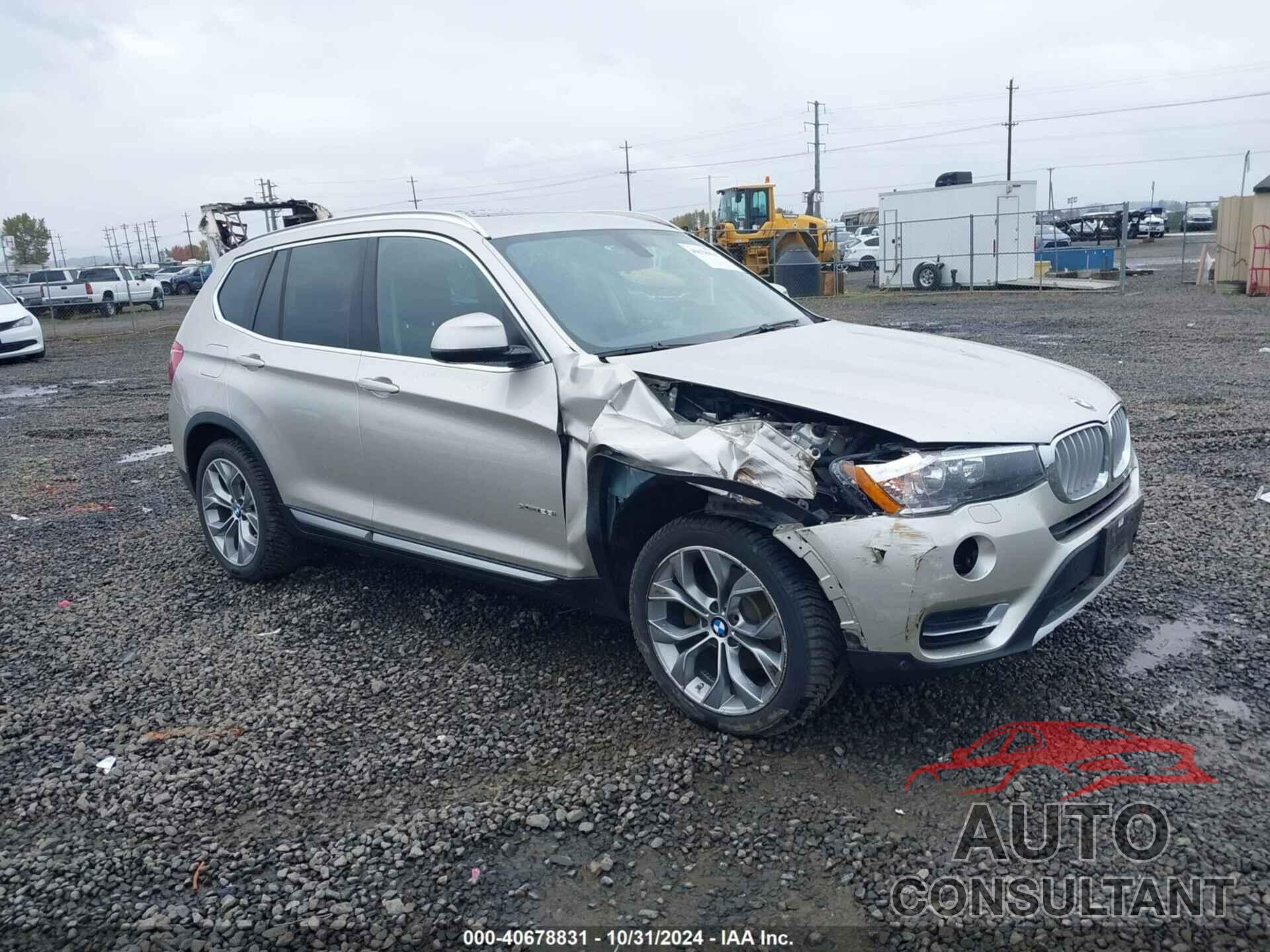 BMW X3 2017 - 5UXWX9C33H0W71236