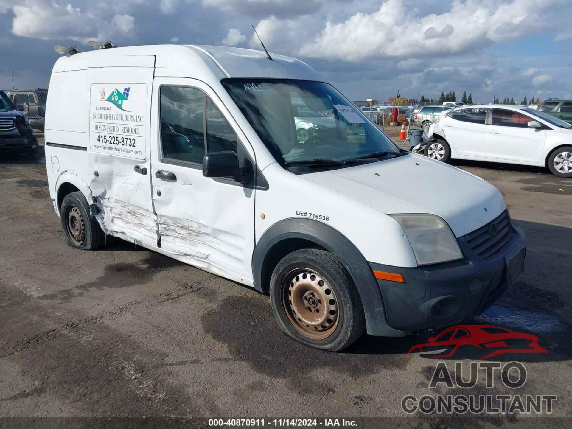 FORD TRANSIT CONNECT 2013 - NM0LS7AN6DT160346