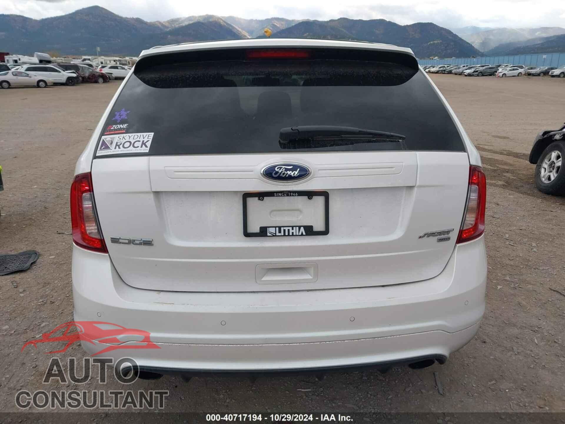 FORD EDGE 2013 - 2FMDK4AK2DBA15442
