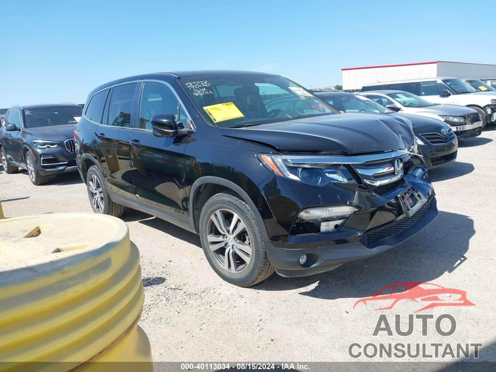 HONDA PILOT 2016 - 5FNYF6H56GB074636