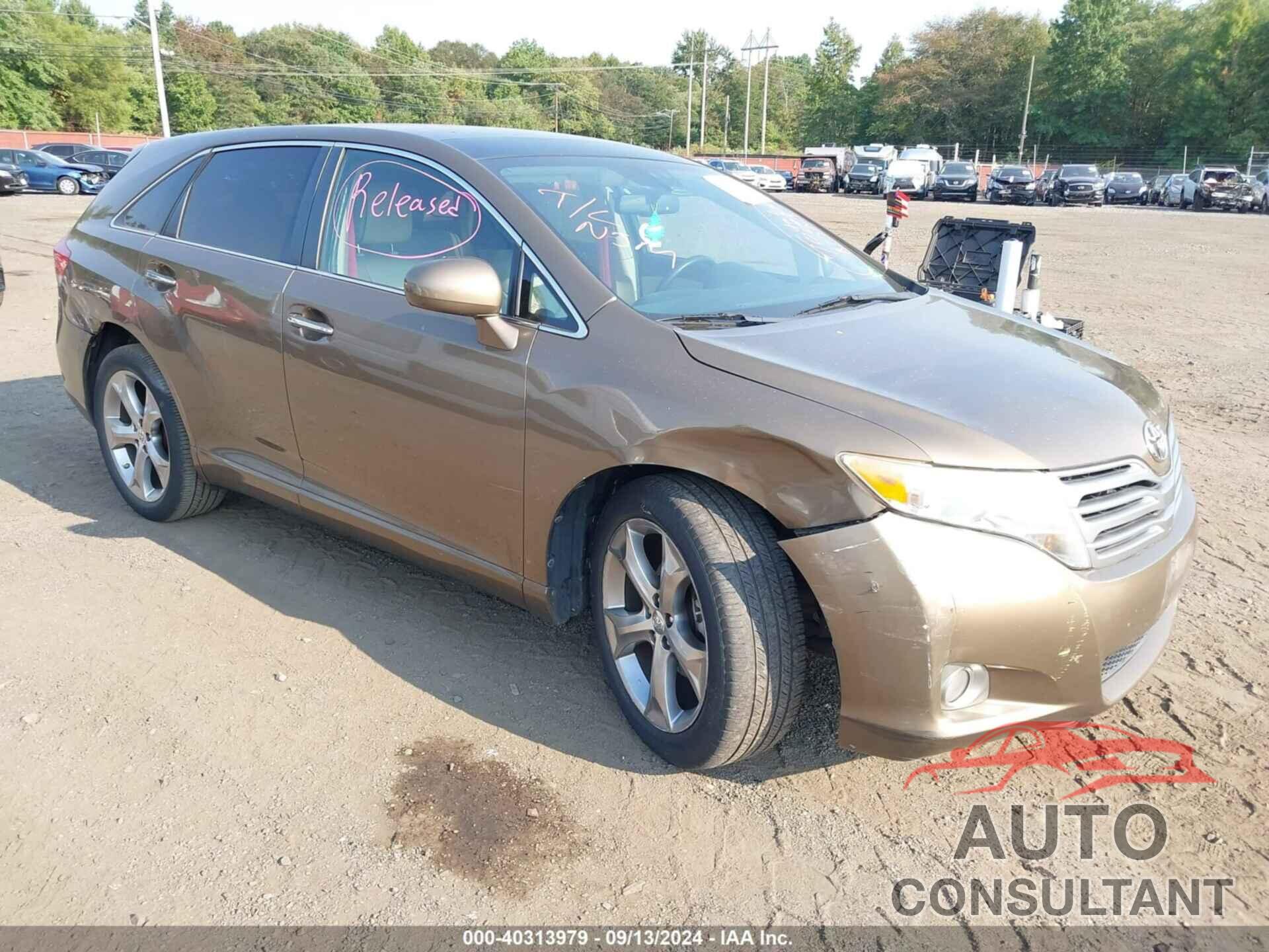 TOYOTA VENZA 2010 - 4T3BK3BB9AU036866