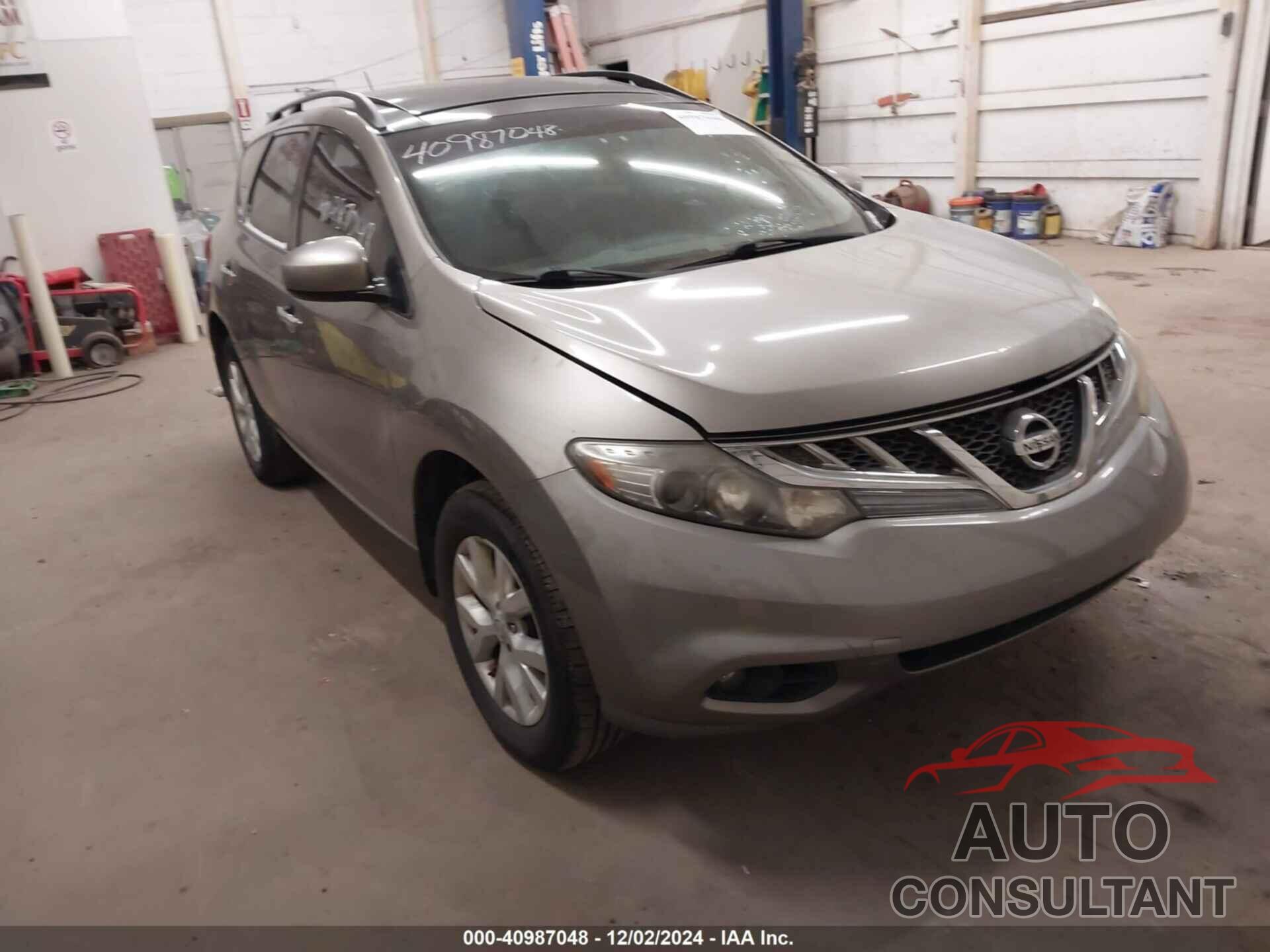 NISSAN MURANO 2011 - JN8AZ1MW4BW181414