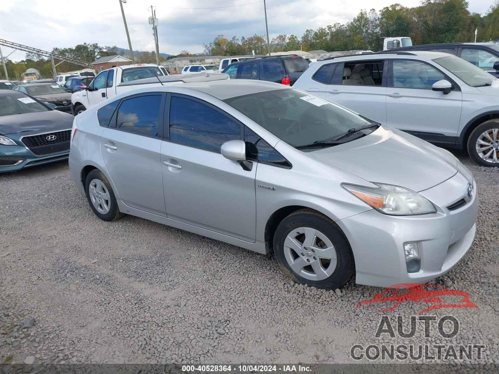 TOYOTA PRIUS 2011 - JTDKN3DU4B0279870