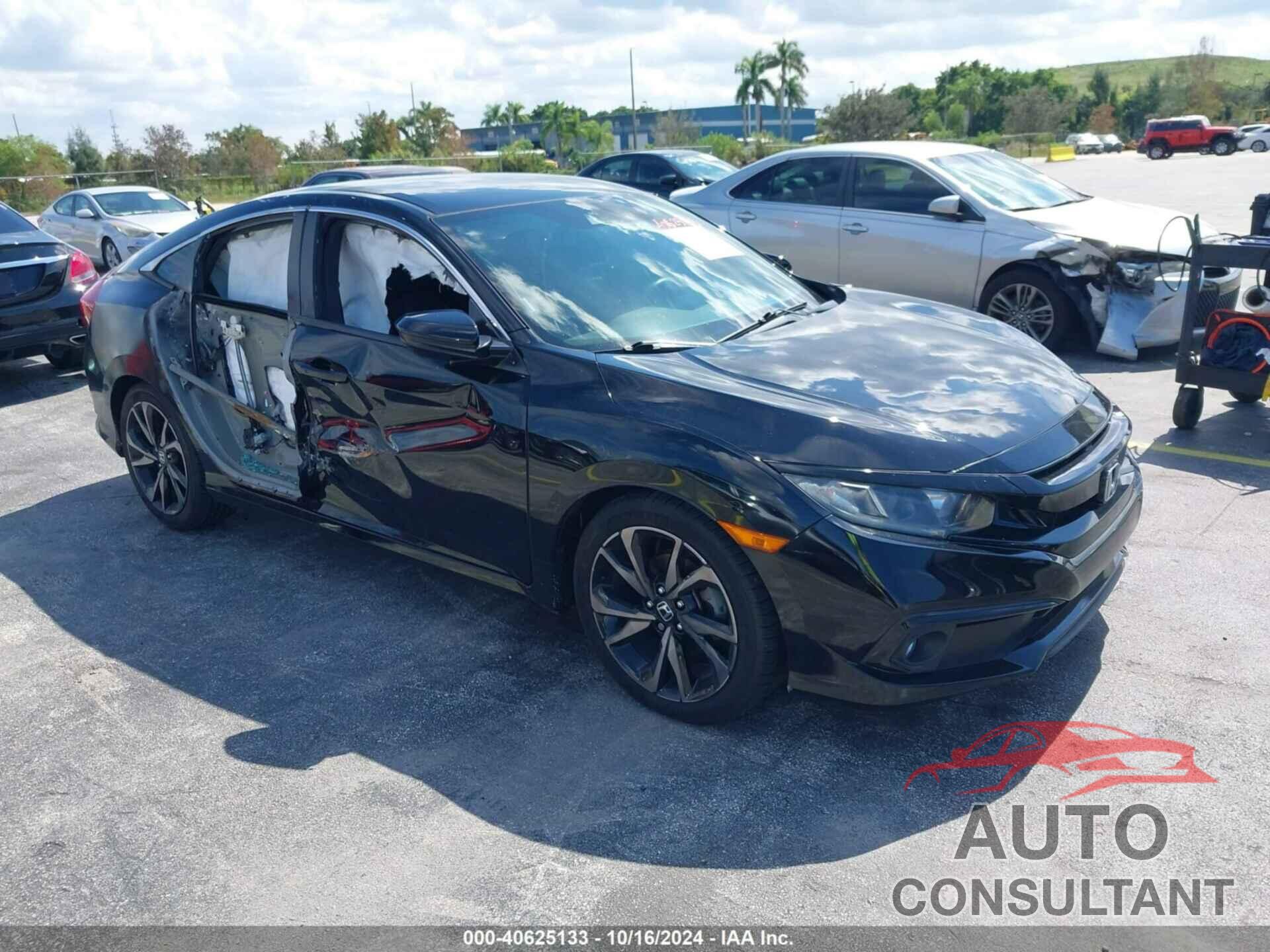 HONDA CIVIC 2019 - 2HGFC2F86KH565203