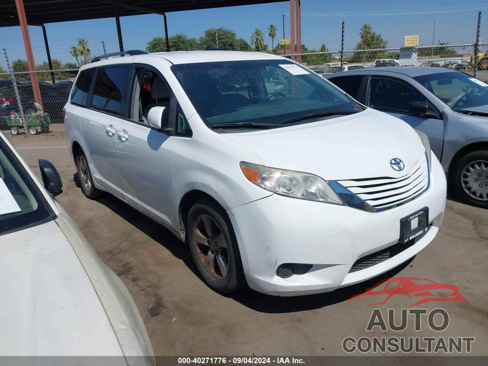 TOYOTA SIENNA 2016 - 5TDKK3DC3GS724393