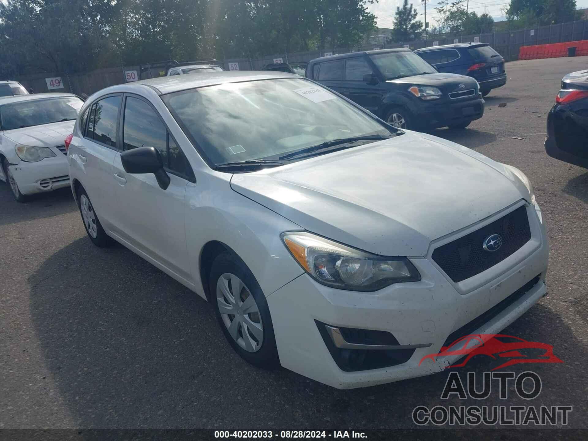 SUBARU IMPREZA 2016 - JF1GPAA63G8233021