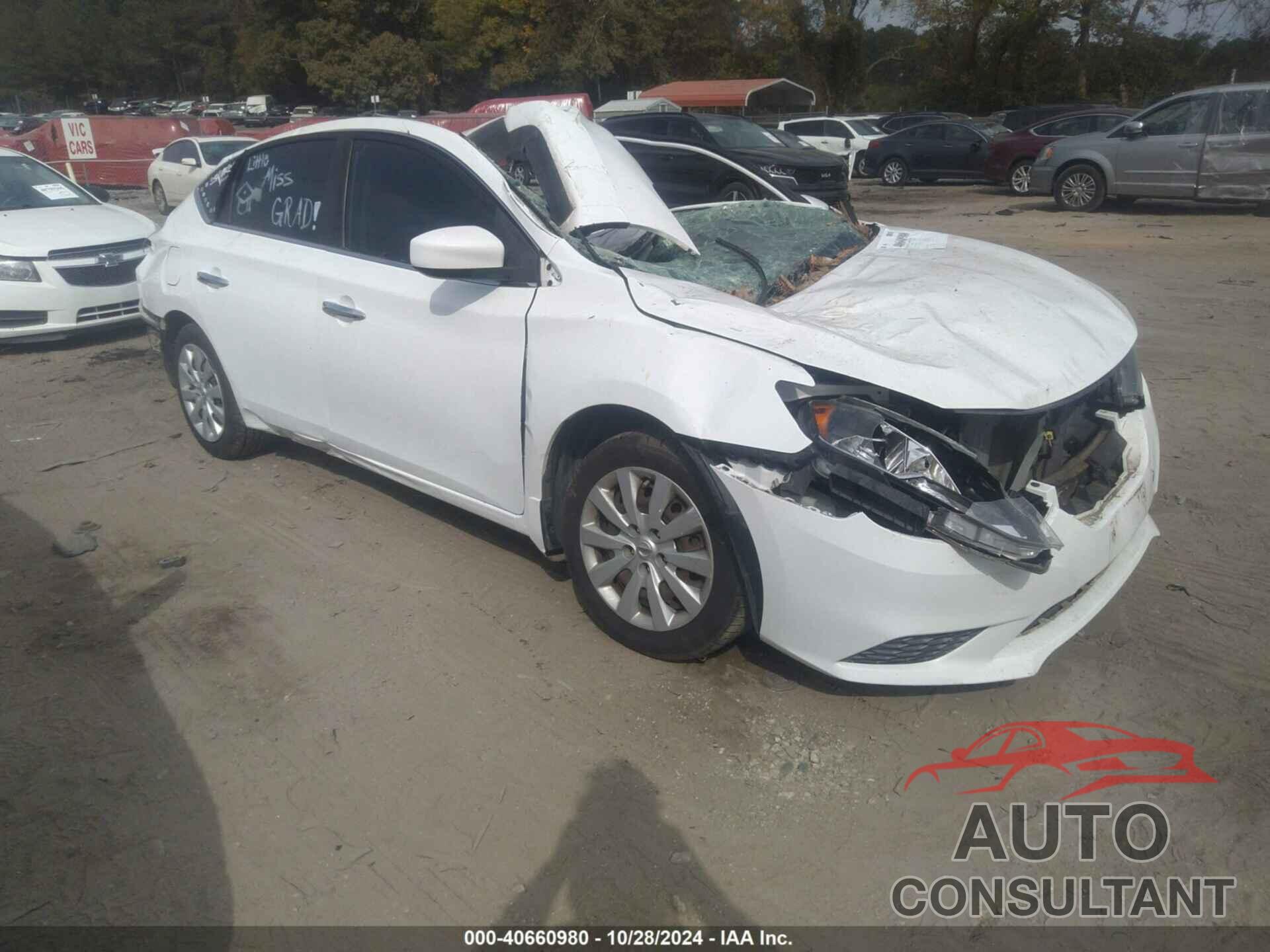 NISSAN SENTRA 2016 - 3N1AB7AP0GY286664