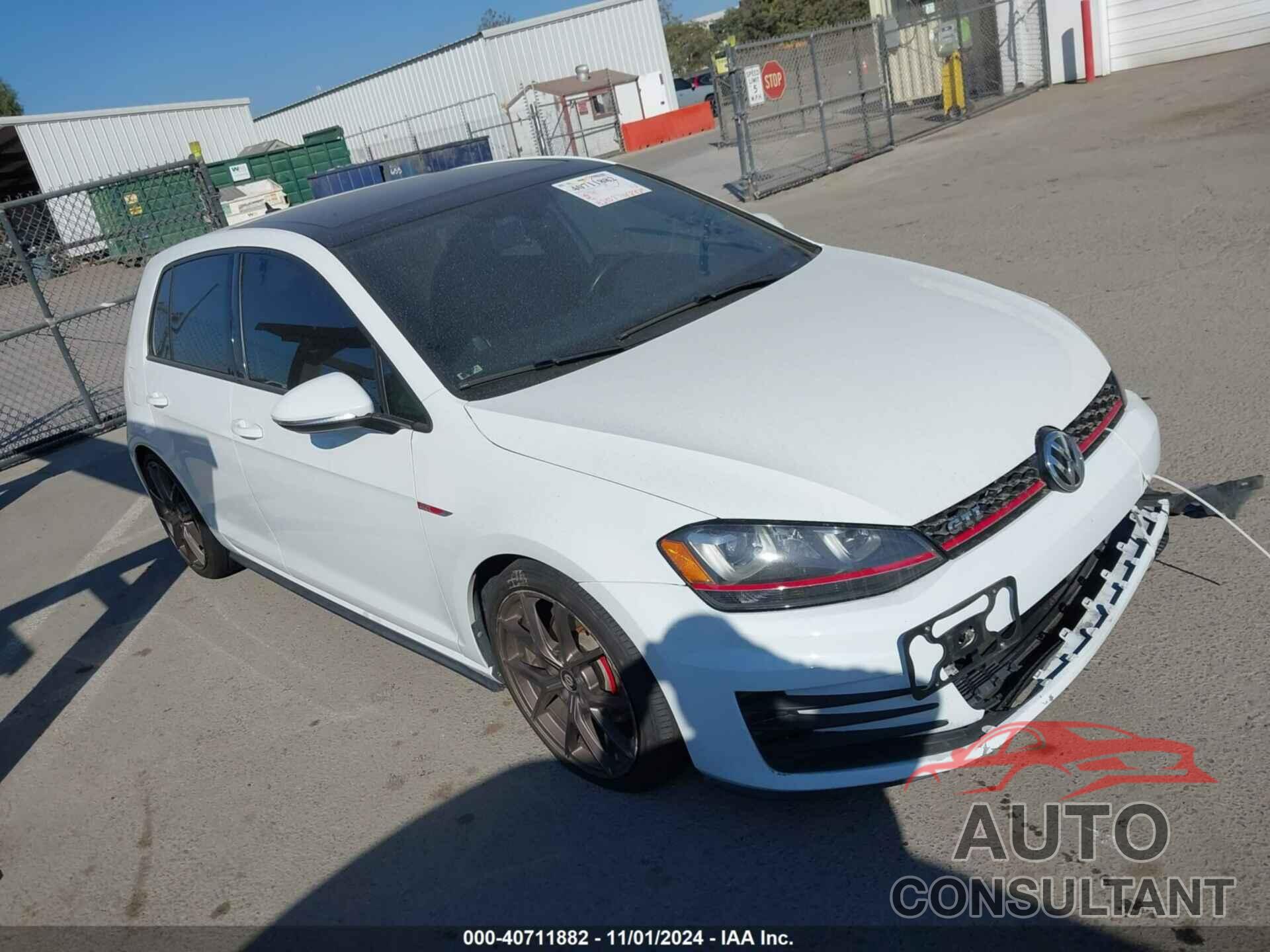 VOLKSWAGEN GOLF GTI 2016 - 3VW5T7AU0GM041692