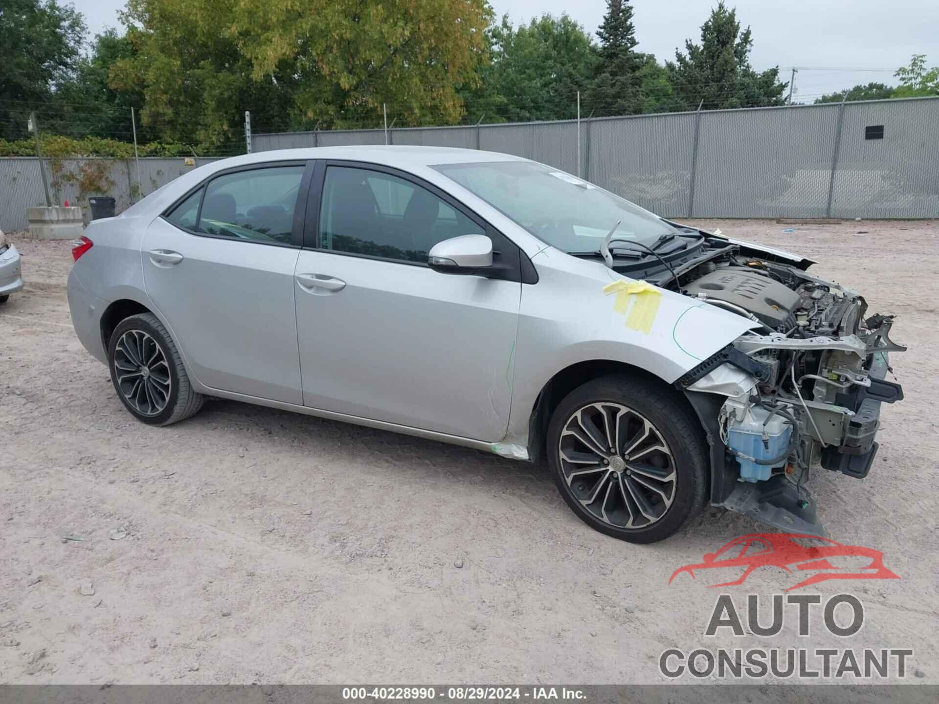 TOYOTA COROLLA 2016 - 5YFBURHE3GP537043