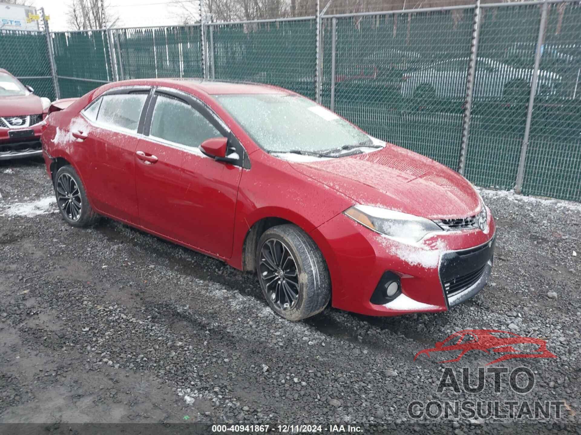 TOYOTA COROLLA 2015 - 2T1BURHE5FC244694