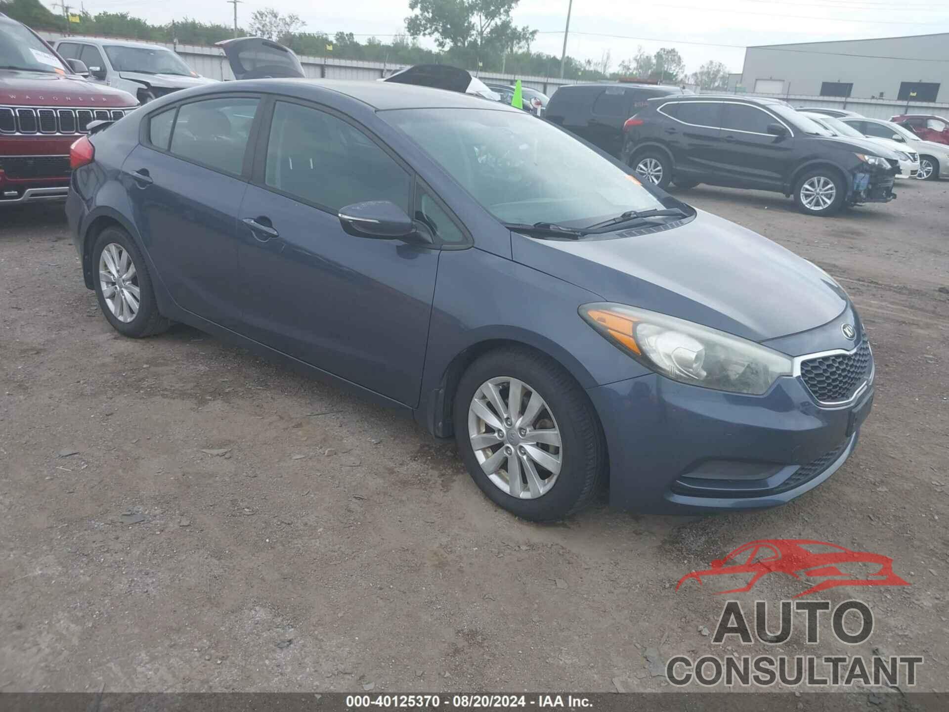 KIA FORTE 2016 - KNAFX4A65G5608073