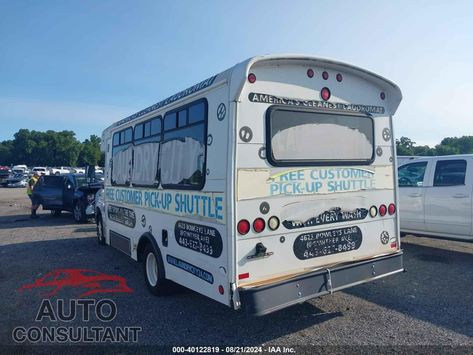FORD E-350 CUTAWAY 2012 - 1FDEE3FL7CDA95823