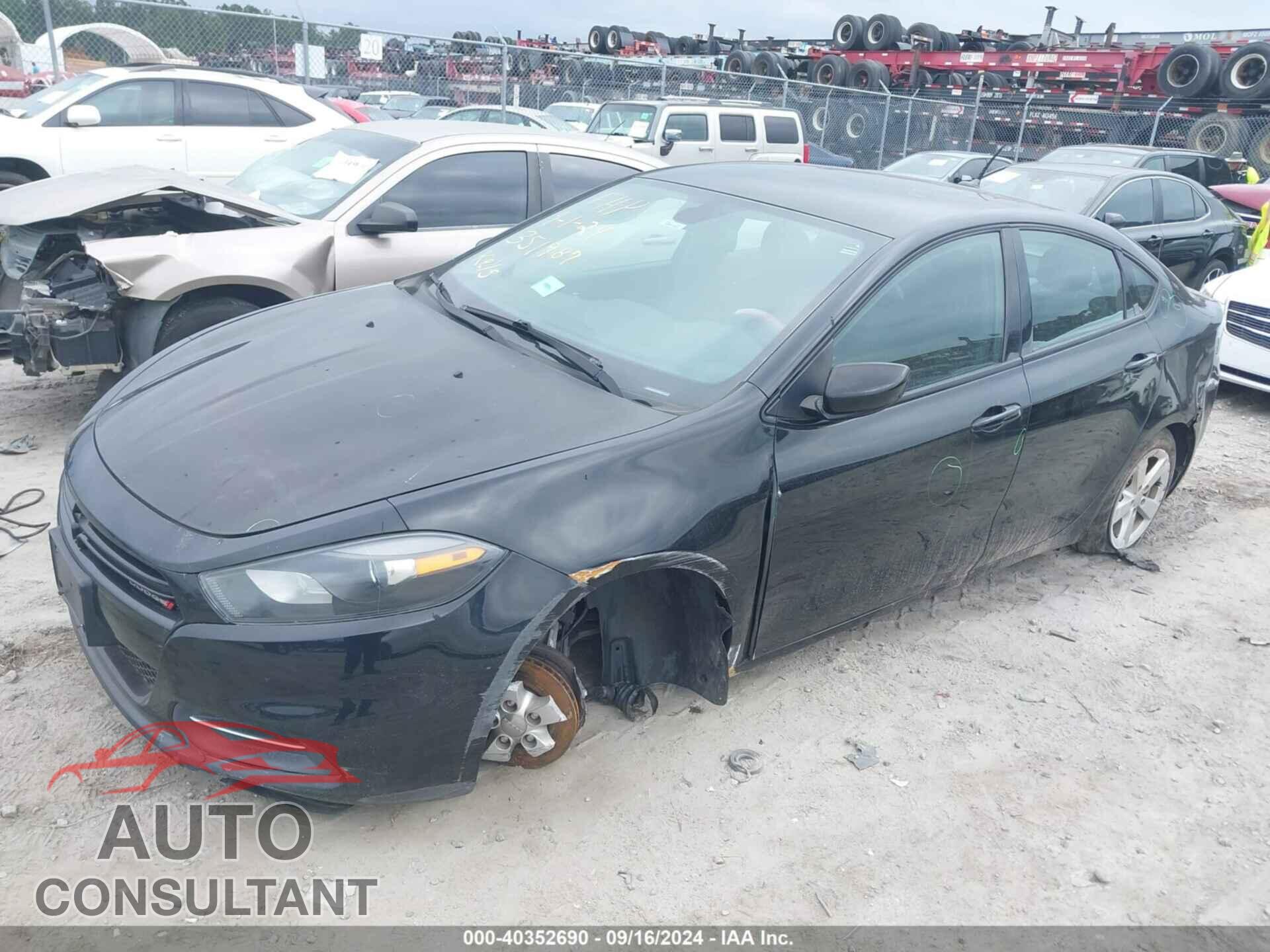 DODGE DART 2015 - 1C3CDFBB6FD351987