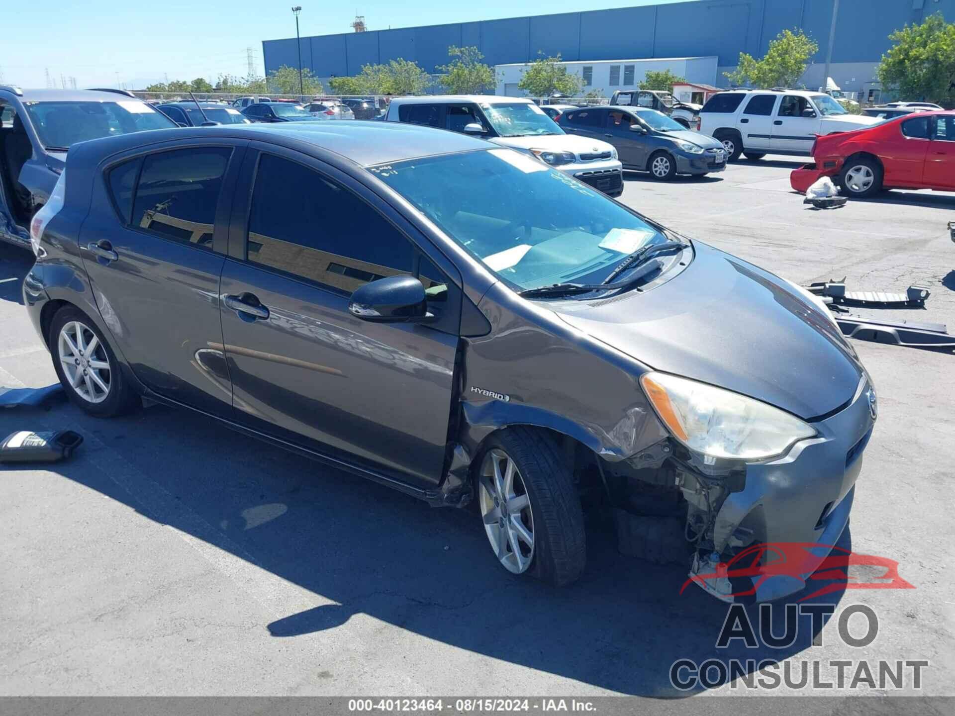 TOYOTA PRIUS C 2012 - JTDKDTB30C1518890