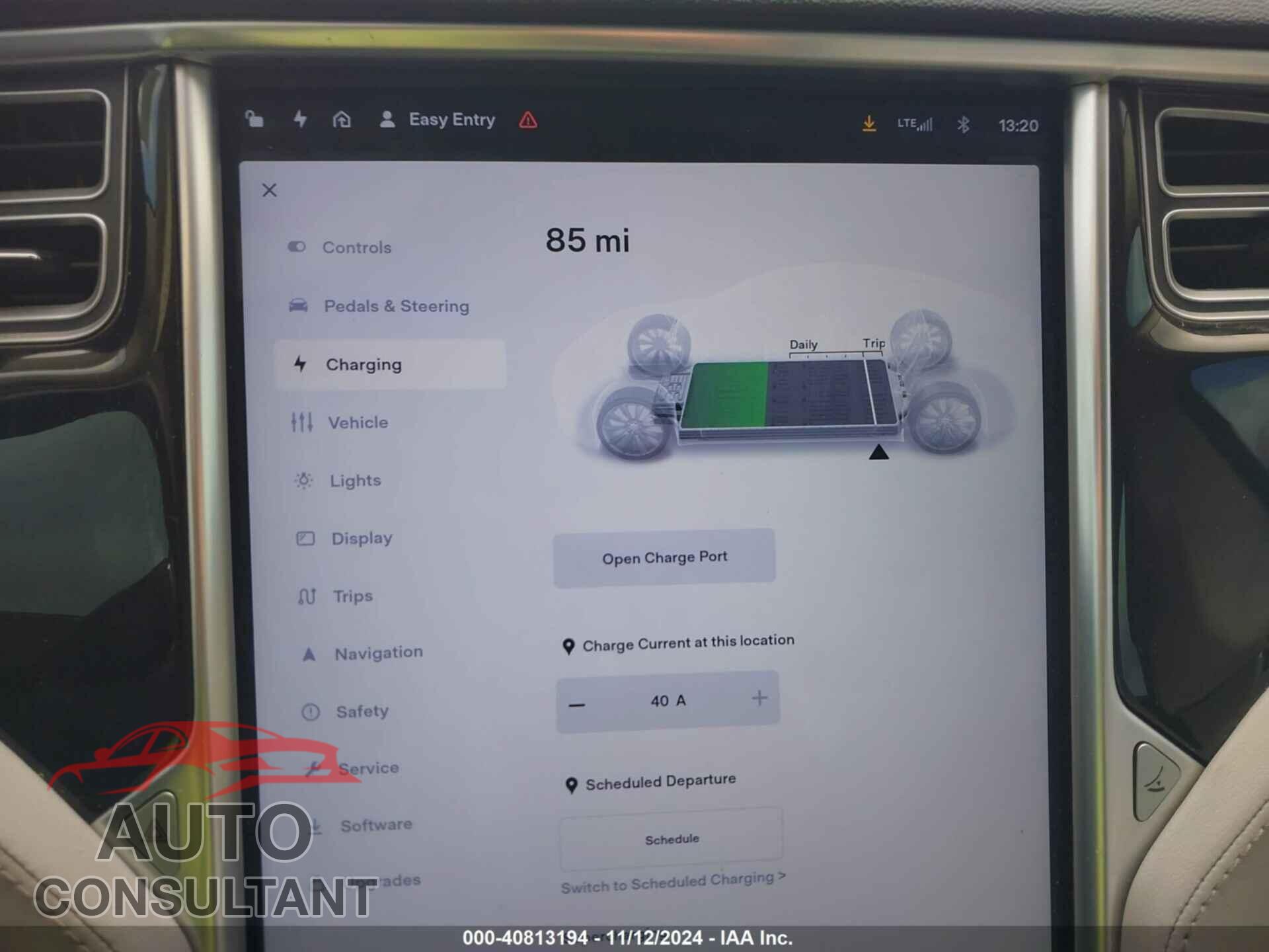 TESLA MODEL S 2013 - 5YJSA1CN9DFP28152