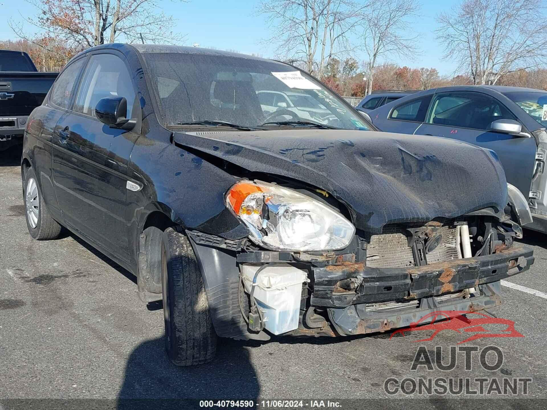 HYUNDAI ACCENT 2010 - KMHCM3AC5AU173983