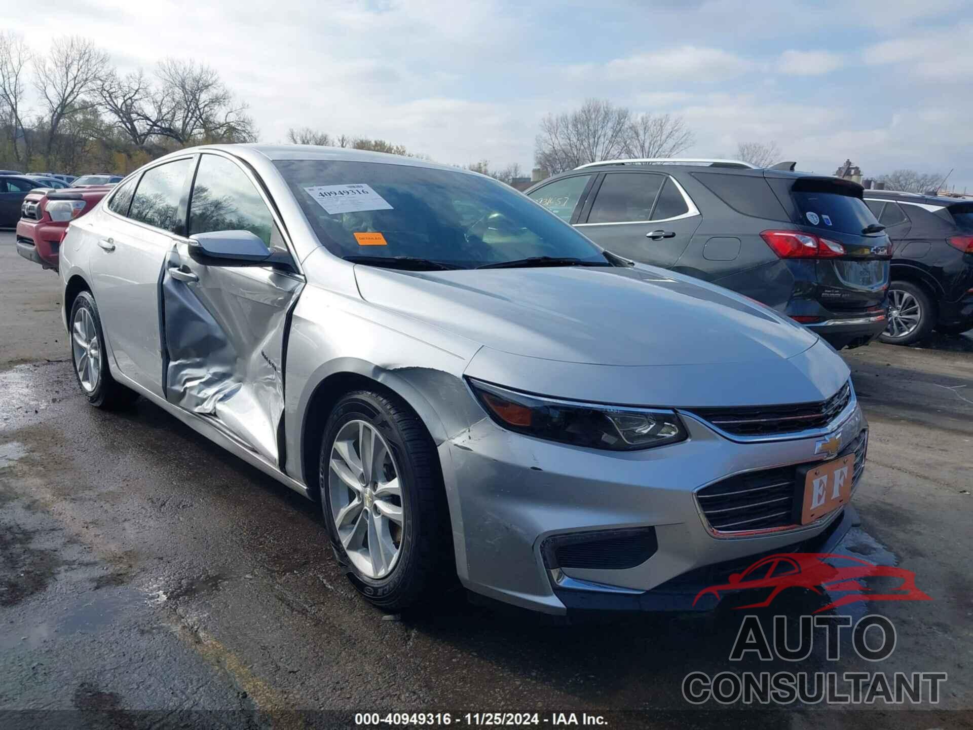 CHEVROLET MALIBU 2017 - 1G1ZE5ST1HF105659