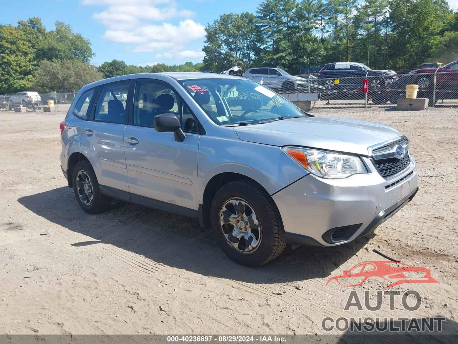 SUBARU FORESTER 2016 - JF2SJAAC8GG541563