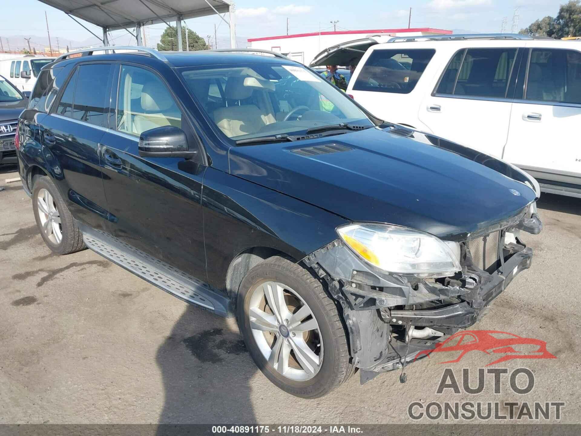 MERCEDES-BENZ ML 350 2014 - 4JGDA5JB7EA392709