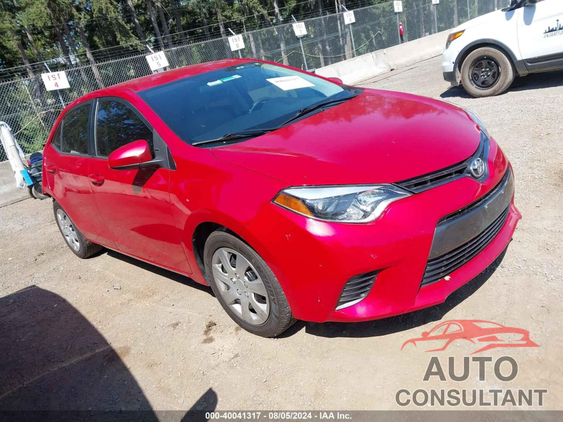 TOYOTA COROLLA 2016 - 2T1BURHE1GC686700