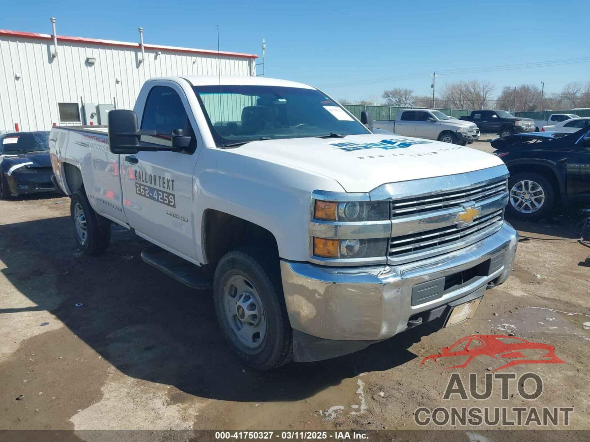 CHEVROLET SILVERADO 2500HD 2018 - 1GC0CUEGXJZ341004