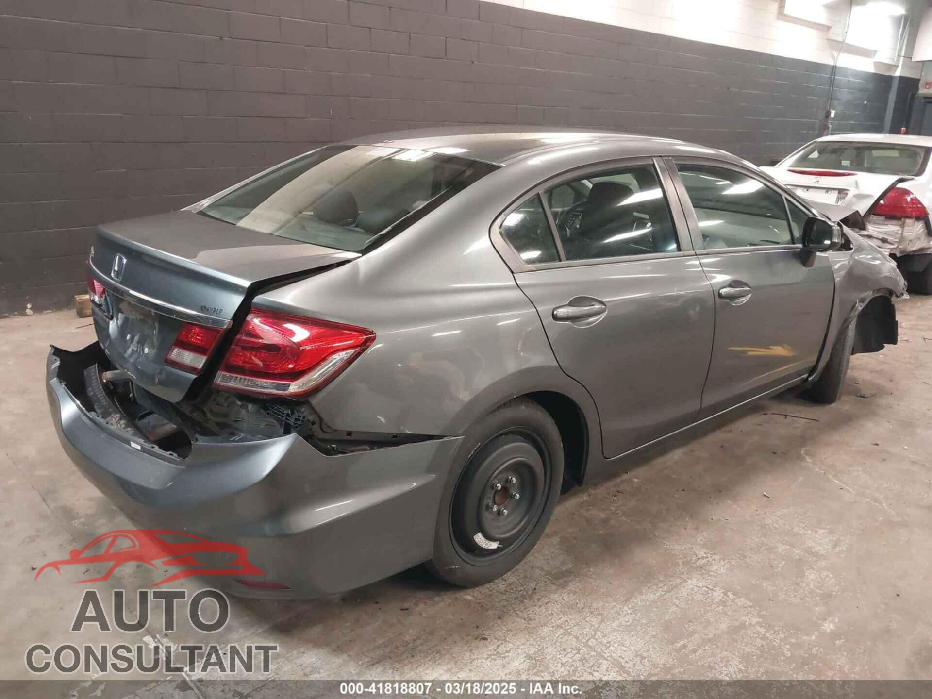 HONDA CIVIC 2013 - 19XFB2F52DE294372