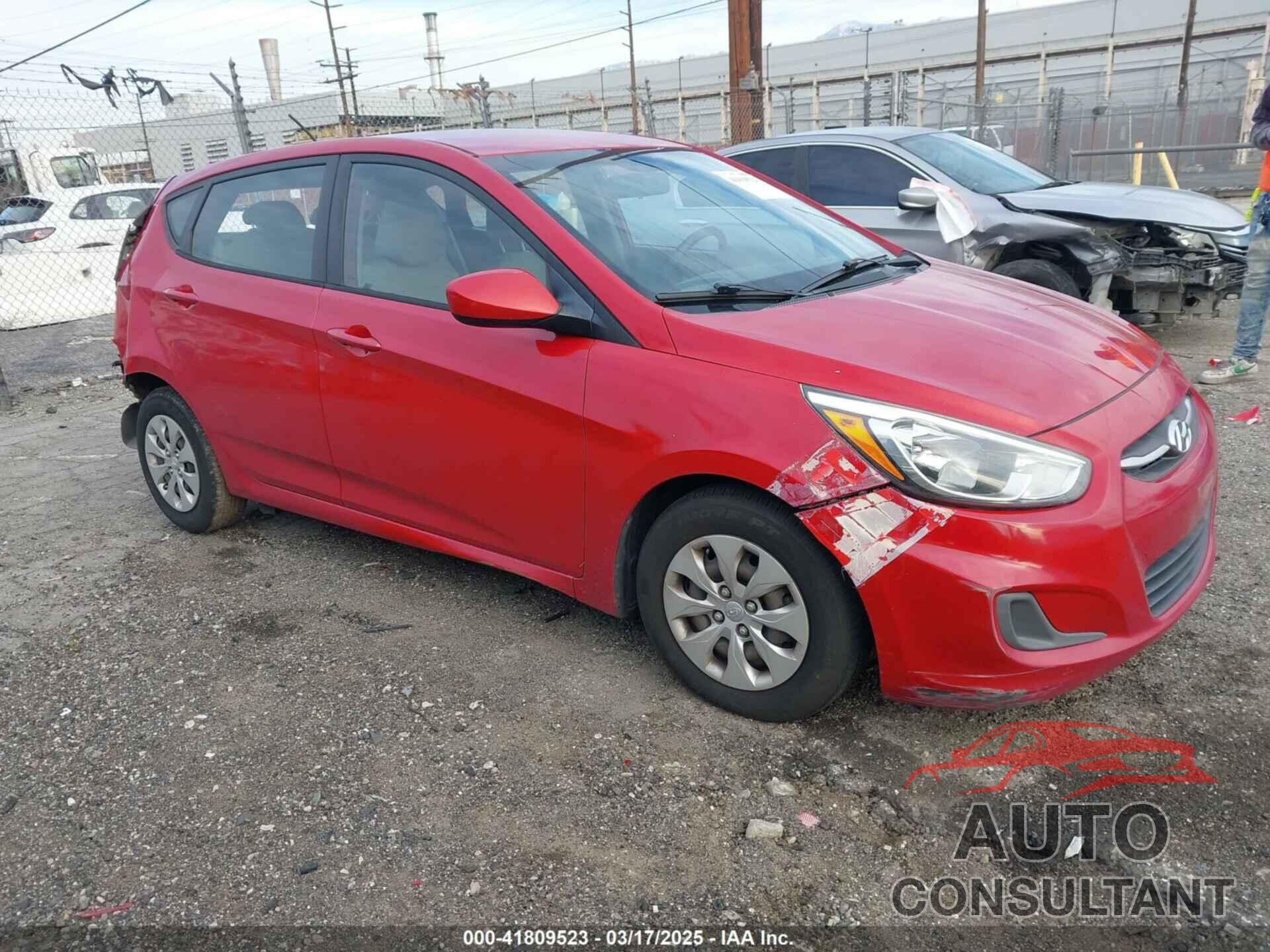 HYUNDAI ACCENT 2016 - KMHCT5AE3GU242579