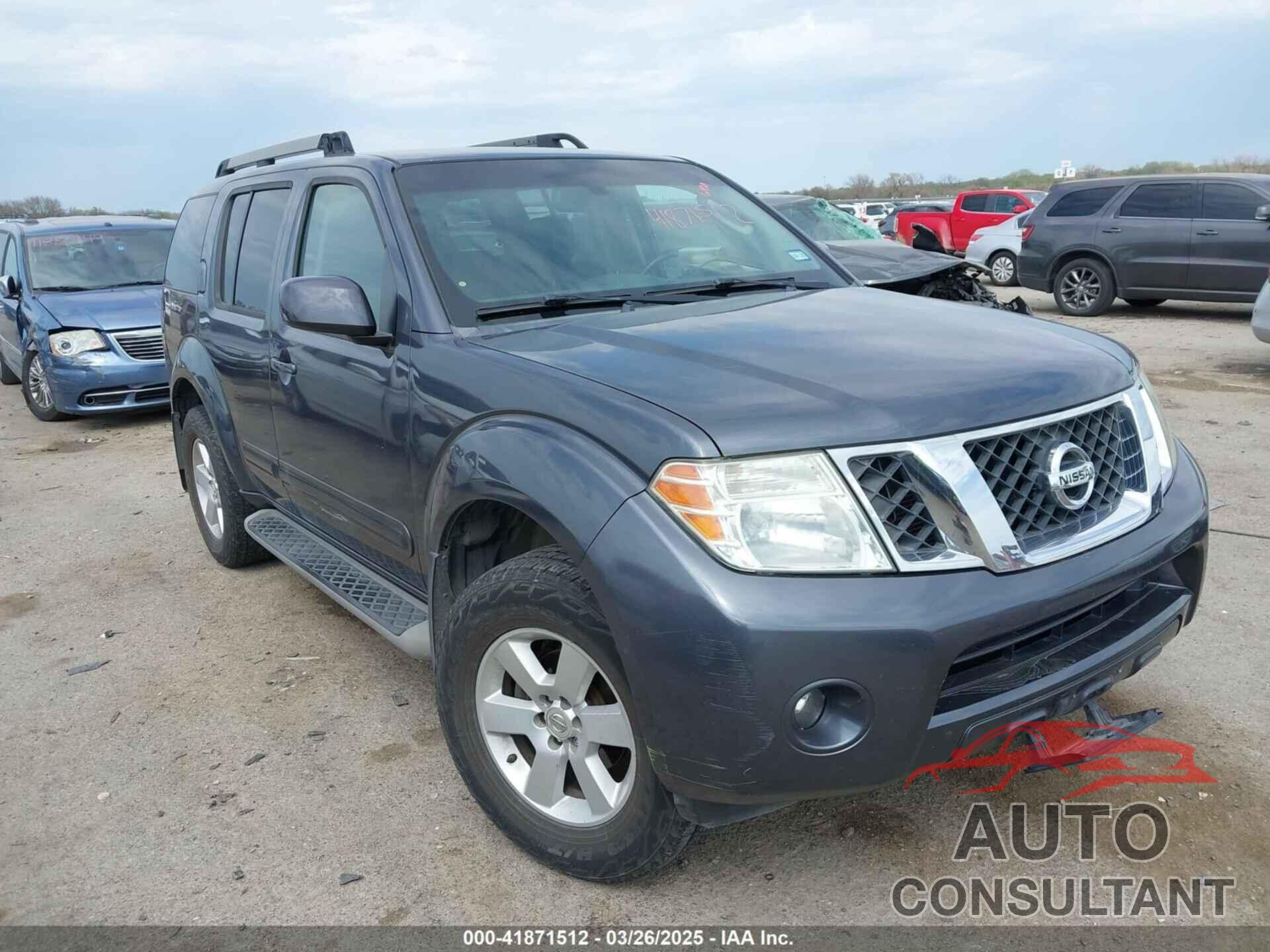 NISSAN PATHFINDER 2012 - 5N1AR1NN4CC632194