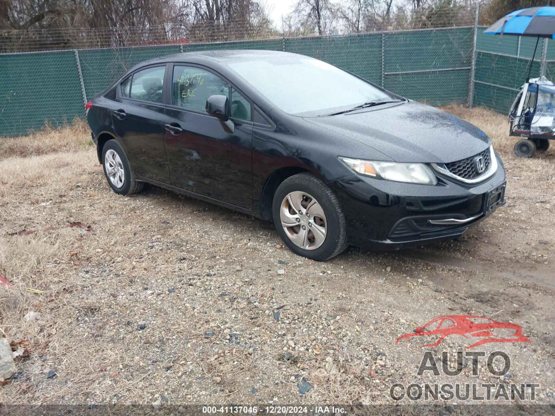 HONDA CIVIC 2013 - 19XFB2F59DE209074