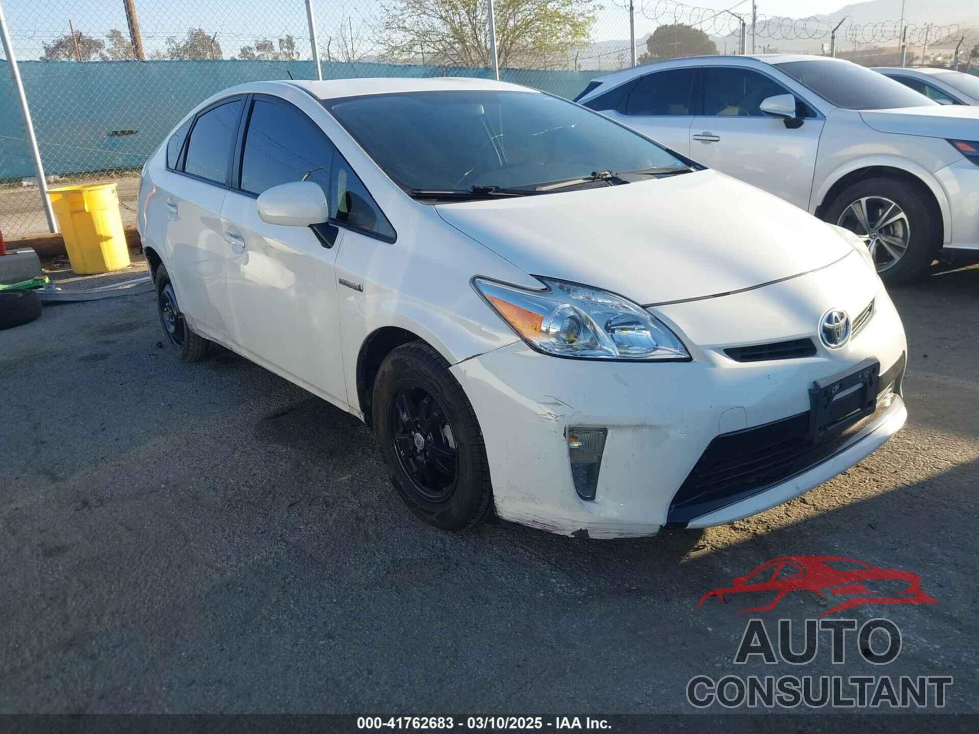 TOYOTA PRIUS 2012 - JTDKN3DU3C5421078