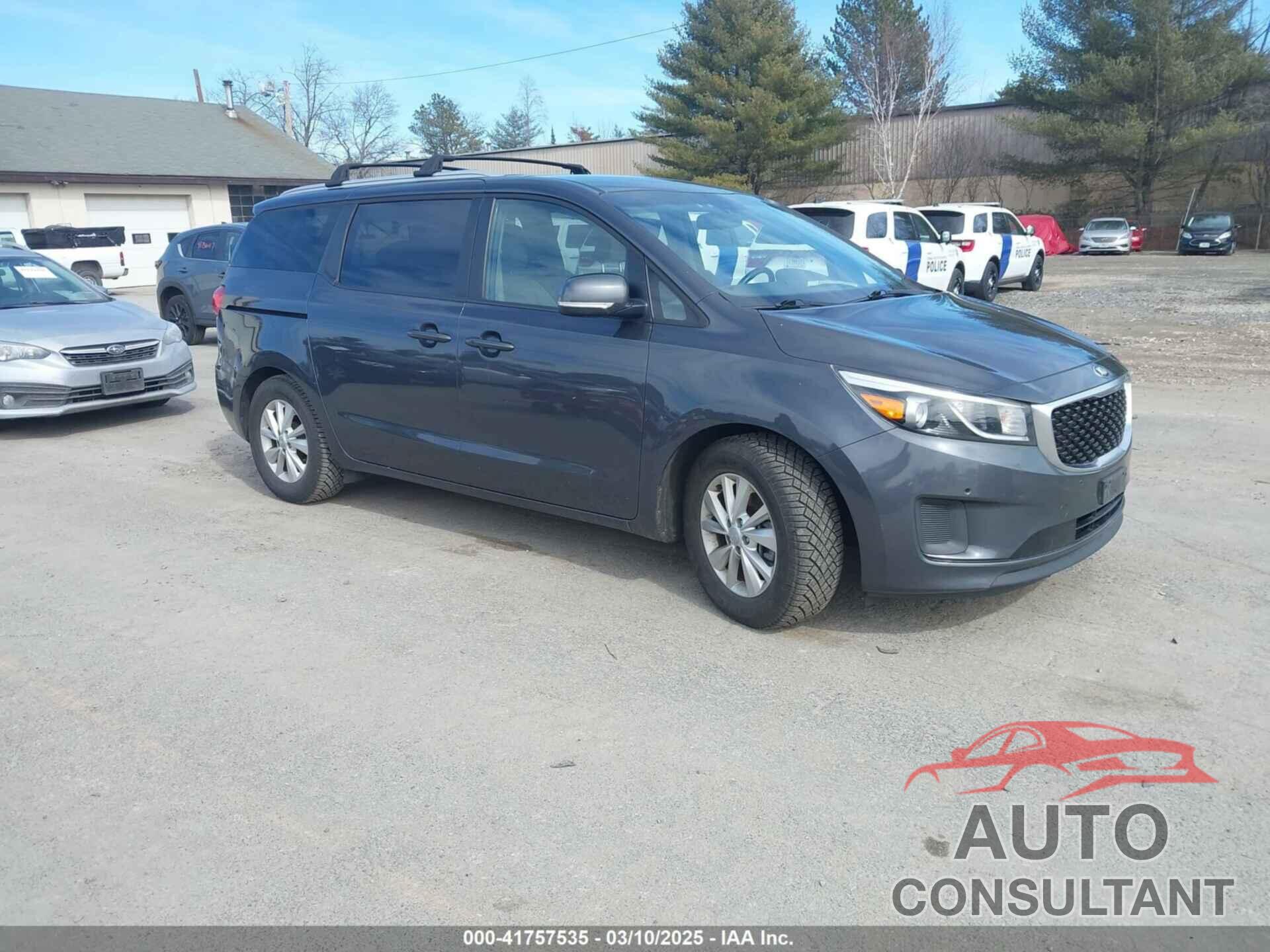 KIA SEDONA 2017 - KNDMB5C12H6290912